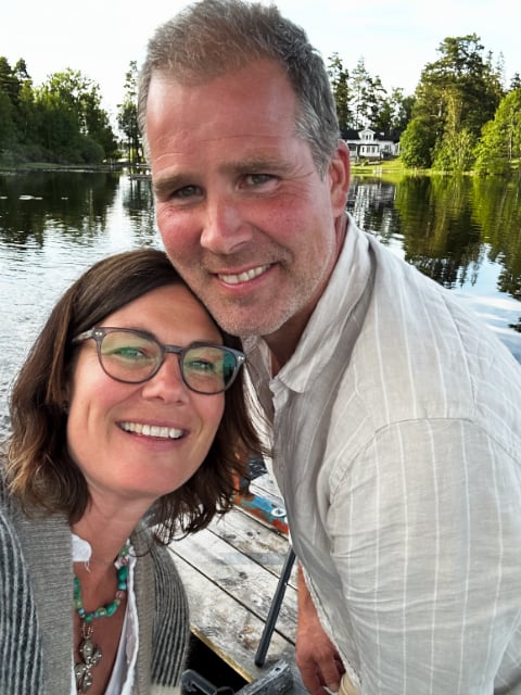 Charlott Malmborg and Erik Hjärtfors