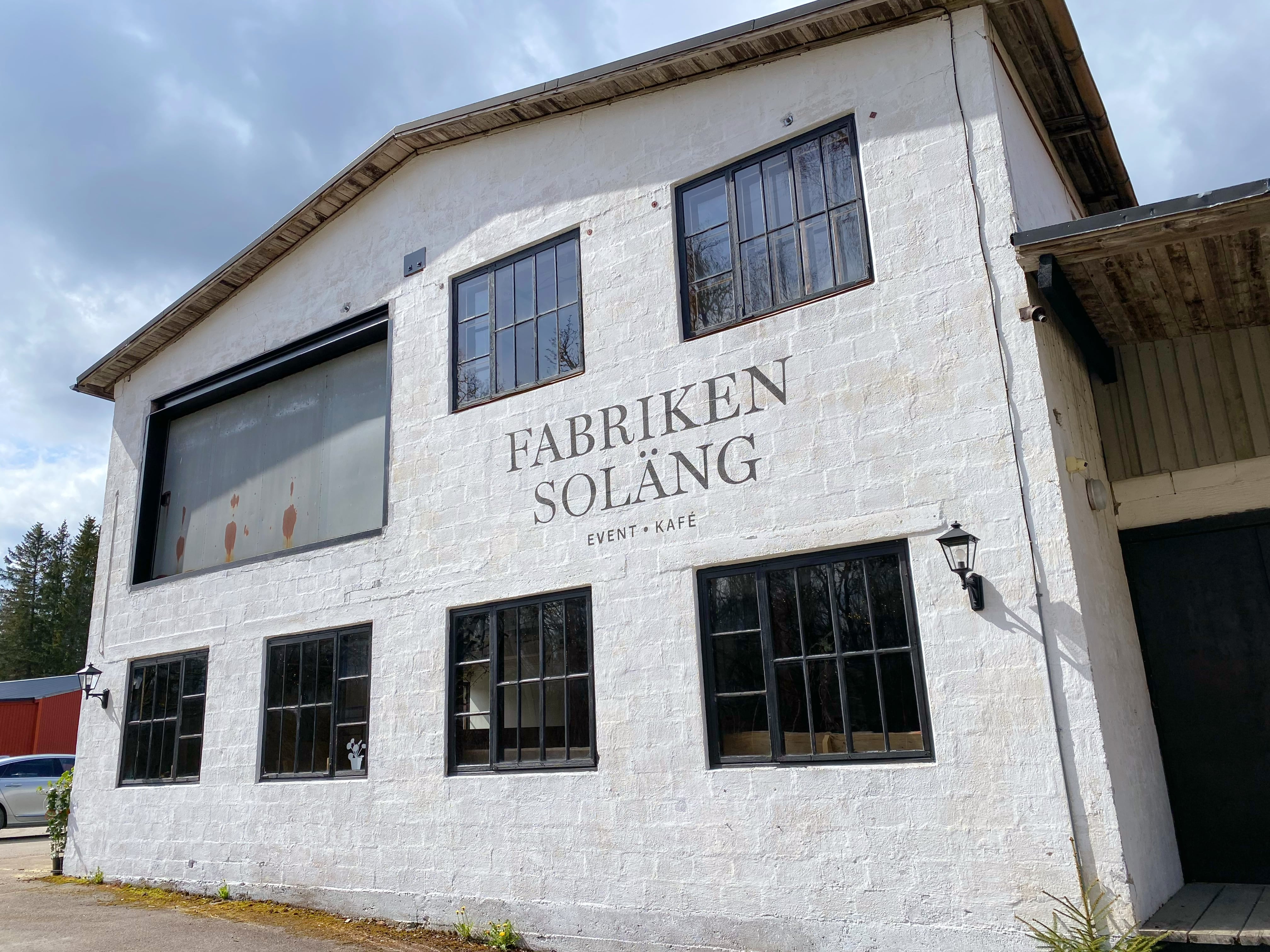 Fabriken Solängen industrial complex for sale in Småland Sweden with café and residential space